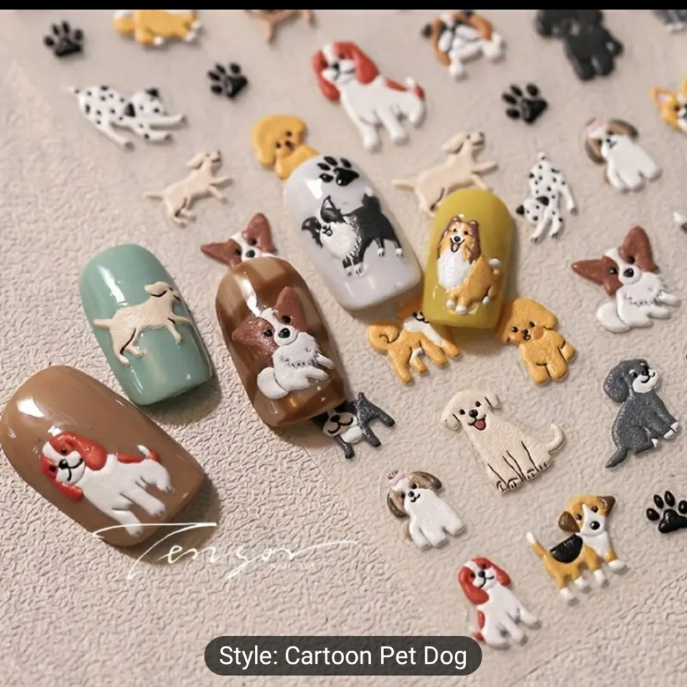 Dog nail decor